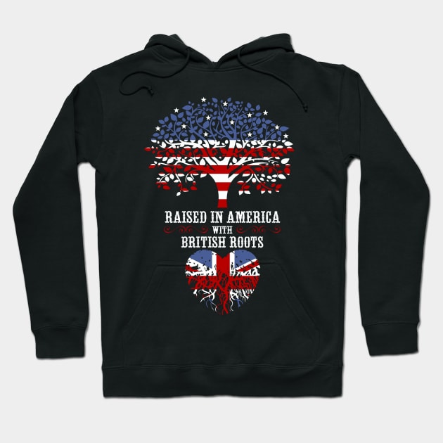 Raised in America with British Roots. Hoodie by Artizan